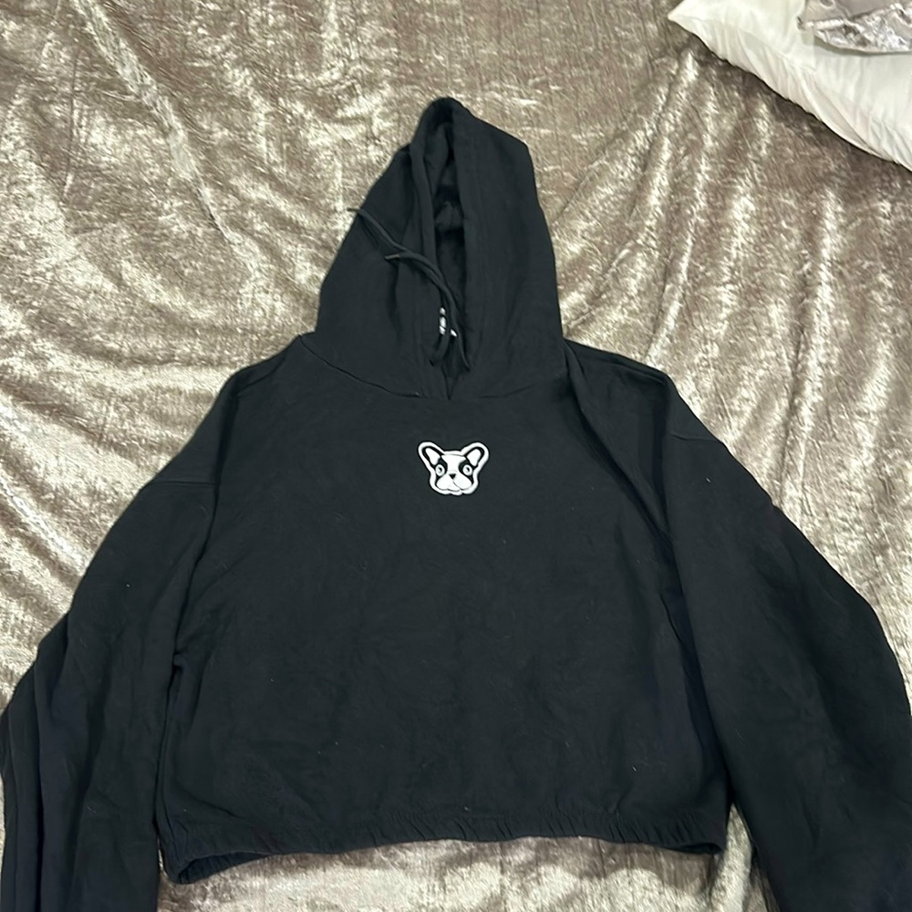Hippie Rose black hoodie